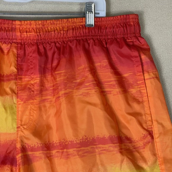 Jordan Shorts Mens Extra‎ Large Orange Red Jumpman Logo Zip Basketball Adult - Picture 2 of 13